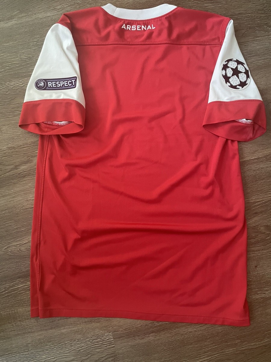 Arsenal 10-11 Home UCL jersey Adult Small | eBay