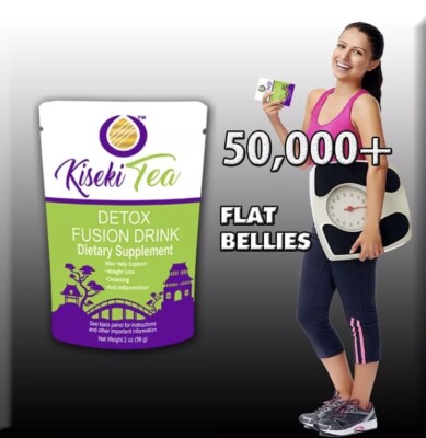 Detox Kiseki Tea 2 To 3 Cups a Day 2-3 Inches In 10 Days Fast & Safe Weight Loss
