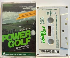 Gary Wiren : Secrets of Power Golf (Cassette Tape Audiobook) *Rare* *Very Good*
