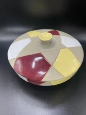 Mid Century Modern Germany Pottery Covered Dish