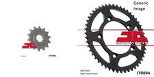 JT SPROCKETS Front and Rear Steel Sprocket Kit for OffRoad KTM 65SX 2012-2015