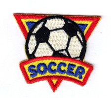 SOCCER Iron On Patch Sports Soccer Competition Games