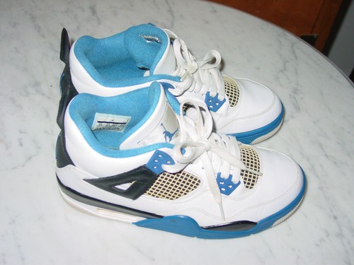 2016 Nike Air Jordan Retro 4 "Motorsports" 408452-117 WhiteYouth Shoes! Size 6Y - Picture 2 of 14