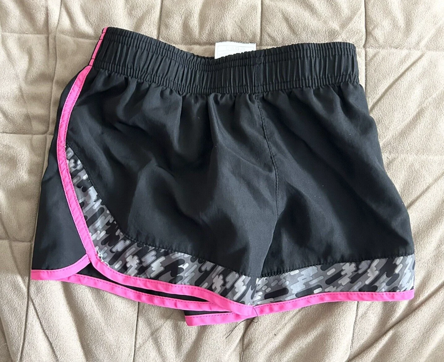 ☑️ Pantaloncini sportivi neri Reebok da ragazza taglia 5 K93