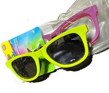 1 Pair Foster Grant SURGE Interchangeable Fronts Sunglasses Unisex Neon