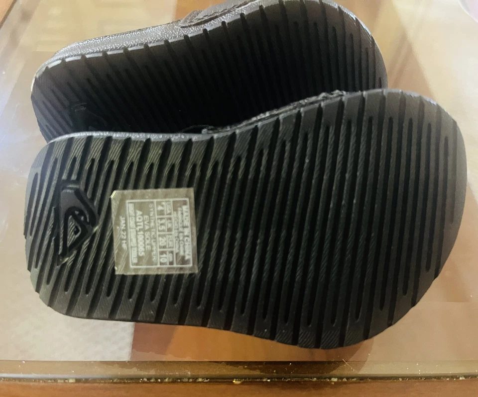 Sandalias impermeables Quiksilver Baby negras con logotipo nuevas talla 4 Foto 3 de 3