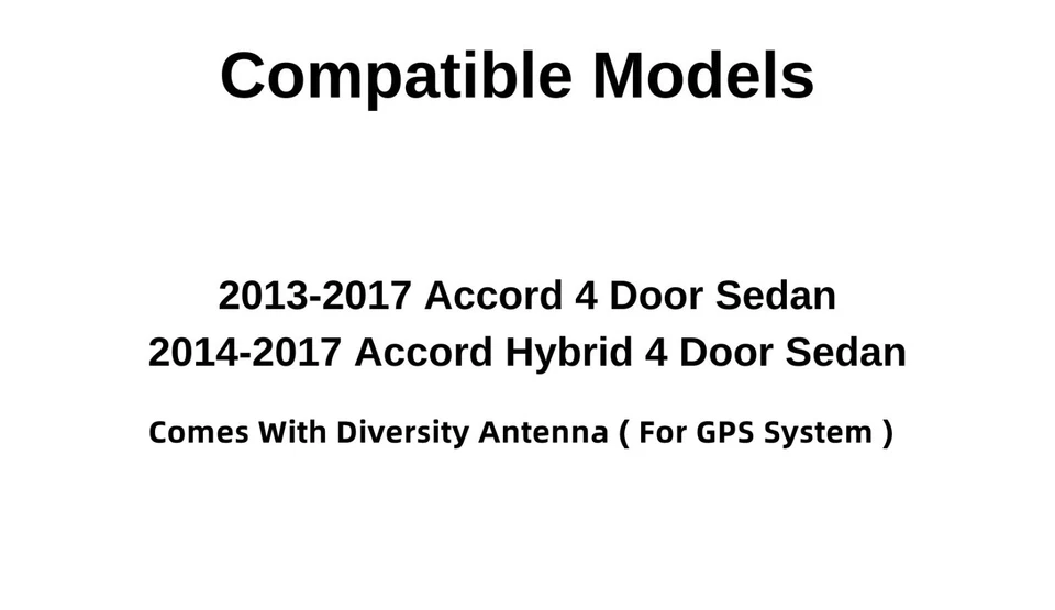 Fits 2013-2017 Honda Accord 4 Dr Sedan Back Window Glass Rear Heated Foto 3 de 4