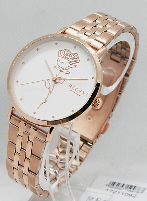   Regent Damenuhr Rosefarben BA-620  
