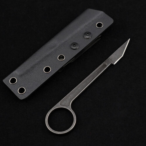 Cuchillo de hoja fija táctico Bastinelli Doug Marcaida 440C de acero de 5,5" con funda - Imagen 4 de 11