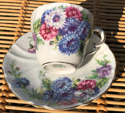 Vintage Stanley Fine Bone China Tea Cup Saucer England Floral #L49