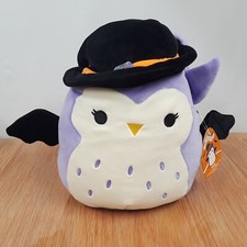 Original Squishmallow Holly The Owl Halloween Treat Pail NWT 2024