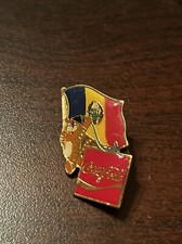 Vintage 1988 Seoul Olympics Coca Cola Hodori Tiger Andorra Flag Lapel Pin