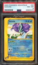 PSA 8 NM-MINT Pokemon Suicune Rare 2003 Aquapolis #37/147 on eBay
