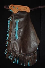 Custom Made Leather Kid's Chinks/Turquoise Kid's Chaps/Made in USA