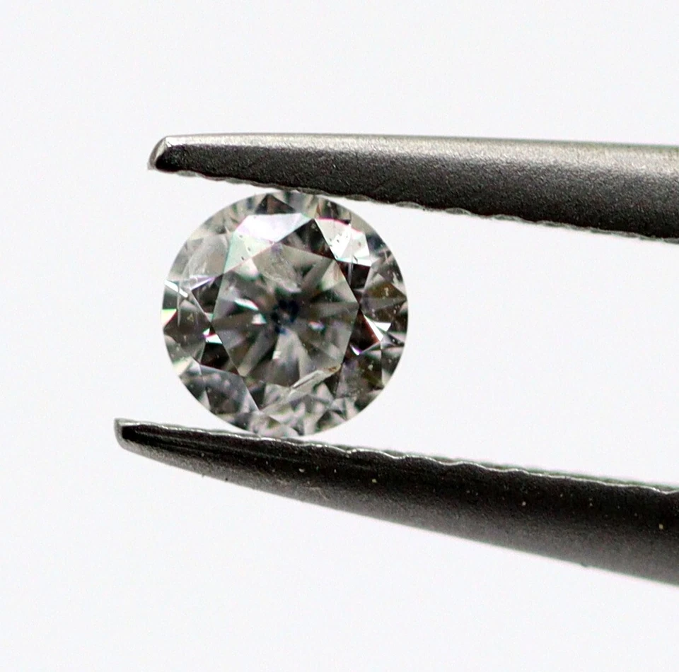0.092 Ct Natural Loose Diamond 2.8 MM Round Brilliant Cut I/SI2 Grade Certified - Image 3 of 4