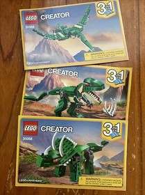 LEGO Mighty Dinosaurs Green Edition 31058 CREATOR Complete