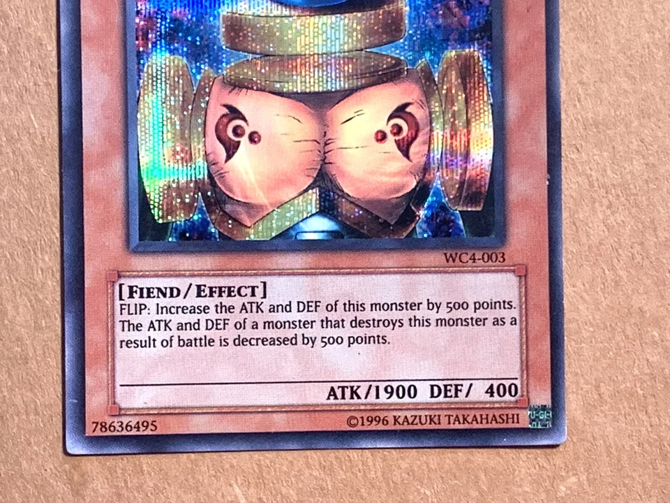 yugioh Slate Warrior WC4-003 Secret Rare Lightly played (Excellent): - Image 4 of 4
