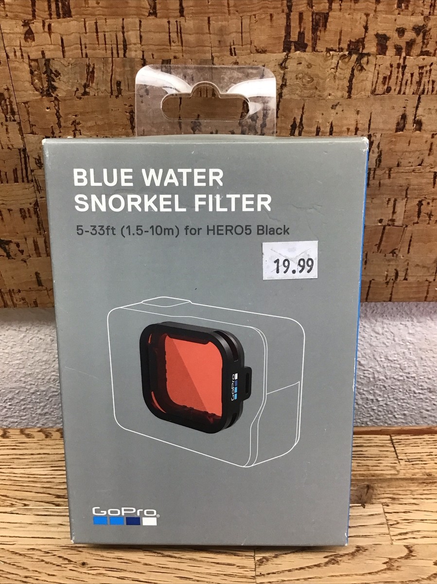 GoPro Blue Water Snorkel Filter Fits HERO5 Black AACDR-001 OEM New C-2