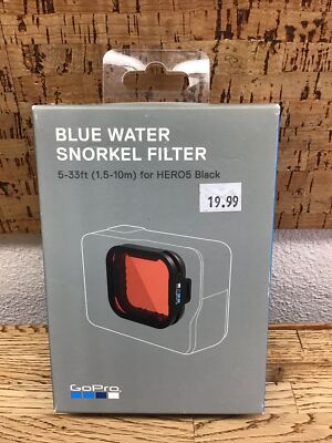 GoPro Blue Water Snorkel Filter Fits HERO5 Black AACDR-001