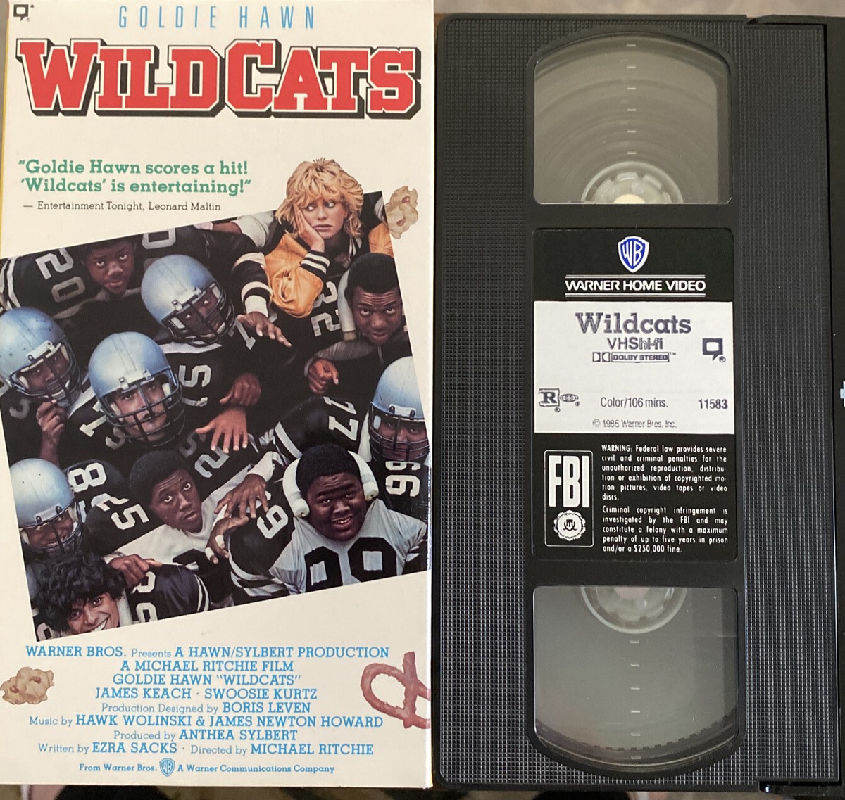 Wildcats (VHS, 2000) Goldie Hawn Football Sports Movie 85391158332