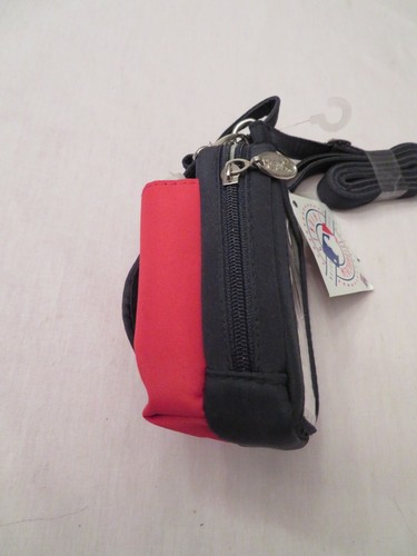 CHARM14 BOSTON RED SOX Card Smart Wallet w/ Cross Body Strap ID Window NWT - Picture 2 of 5
