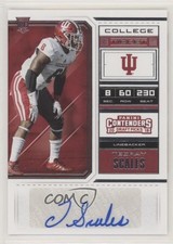 2018 Panini Contenders Draft Picks College Ticket Tegray Scales #276 Auto 0q3