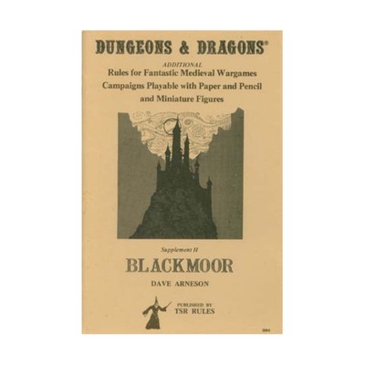 TSR Basic D&D Supplement #2 - Blackmoor (7th+s) Fair+