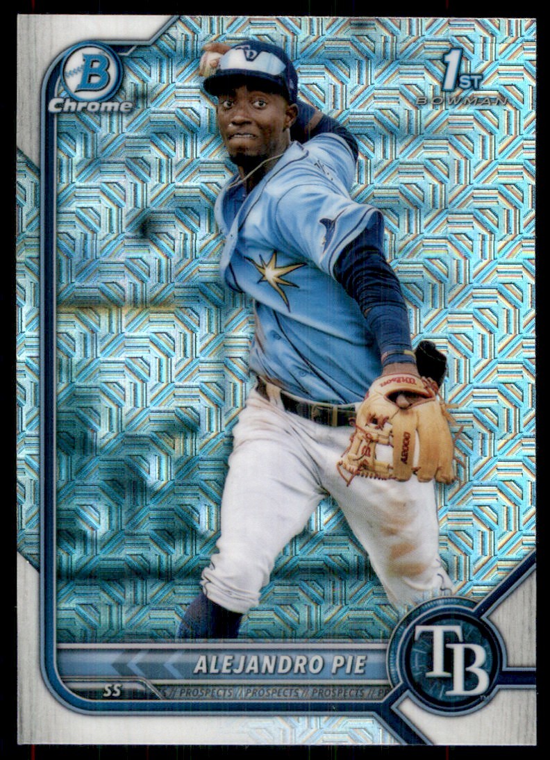 2022 Bowman Sapphire Edition Alejandro Pie Tampa Bay Rays #BCP-99