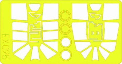 Eduard Accessories Ex095 - 1:48 J2M Raiden - Masking Film - New