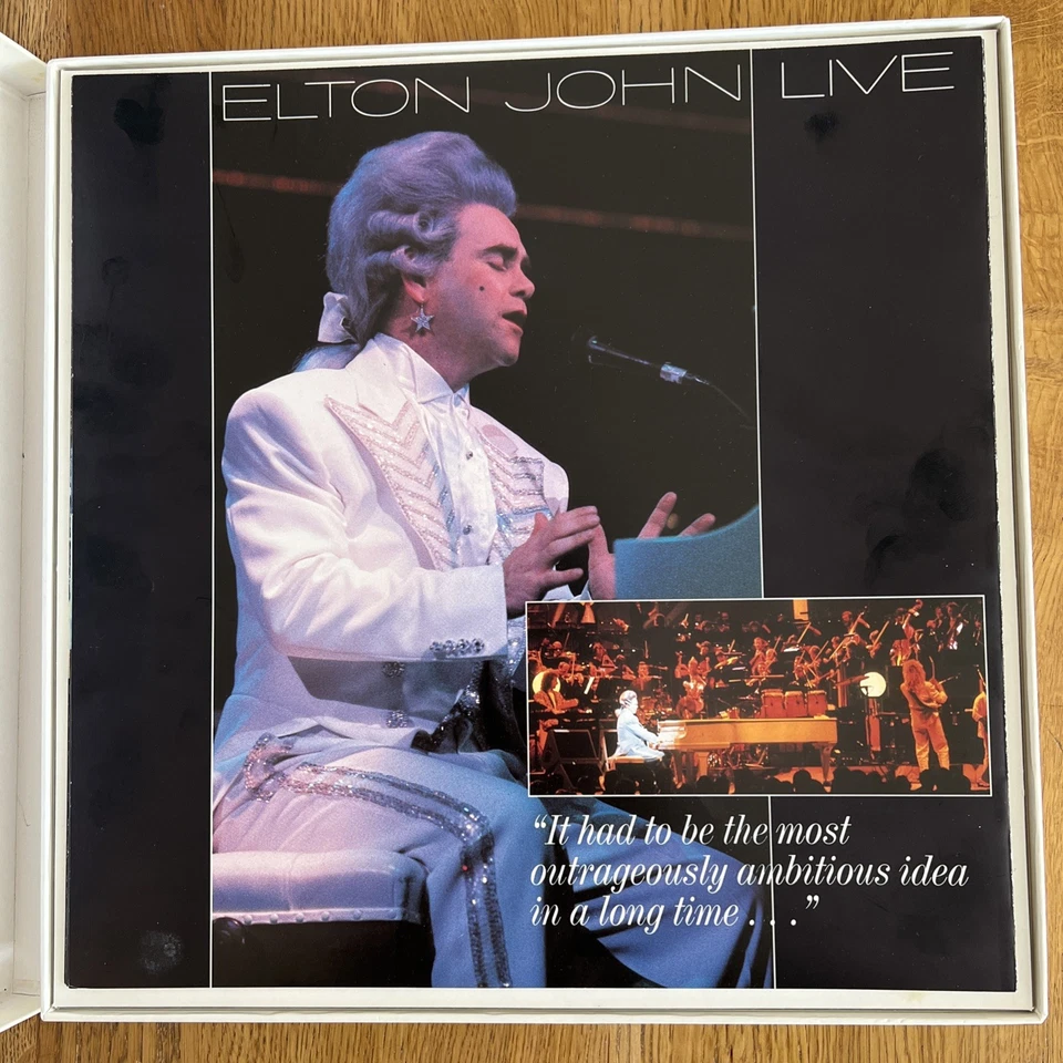 Elton John live in Australia Cassette album 1987 Foto 4 de 4