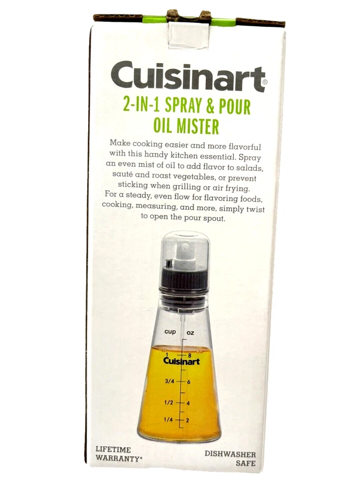 Aceite medidor en aerosol y vertido 2 en 1 Cuisinart Mister ideal para saltear y asar a la parrilla Foto 4 de 4