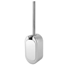 Wall Mounted Toilet Brush Holder Stainless Steel Toilet Brush Set for Home Ho...