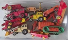 ORIGINAL VINTAGE DIECAST DINKY TOYS JOB LOT TRACTORS TRAILERS LAND ROVER etc