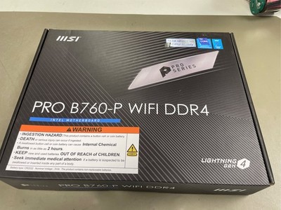 MSI Pro B760M-A WIFI DDR4 Gaming Desktop Motherboard - Intel B760 Chipset - Sock