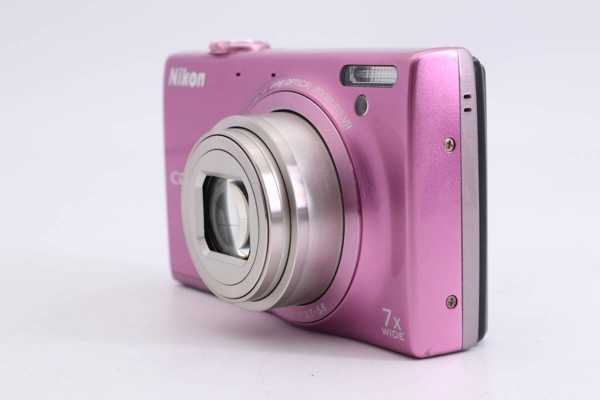 Nikon COOLPIX S6100 Pink Digital Camera 16.0MP 7x Optical Zoom