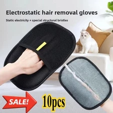 10PCS Pet Hair Removal Gloves Pet Grooming Gloves Pet Hair Remover StaticBrush