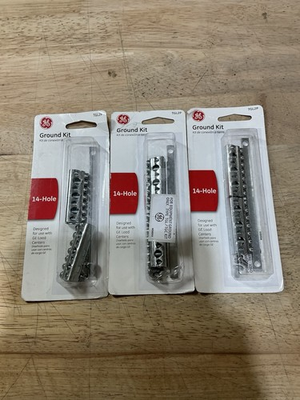 #ad 3 PK GE PowerMark Plus Equipment 14 Hole Ground Kit for GE Load Centers $25.00