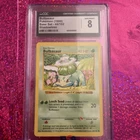 Pokemon TCG Bulbasaur 44/102 Base Set Graded CGC 8 NM Mint Excellent Condition