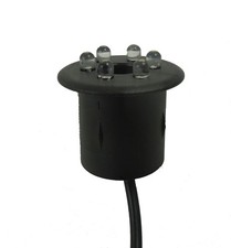 Heissner LED-Lampe  f&uuml;r Steinbrunnen  warm Wei&szlig;, gelb/wei&szlig;, Durchmesser 30 mm, K