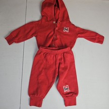 Vintage Creative Knitwear 0-3 Months Nebraska Cornhuskers Sweatshirt Pants Snap