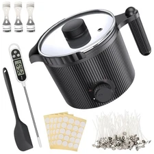 venpow Candle Wax Melter with Pour Spout, Candle Making Kit for Adult Beginne...