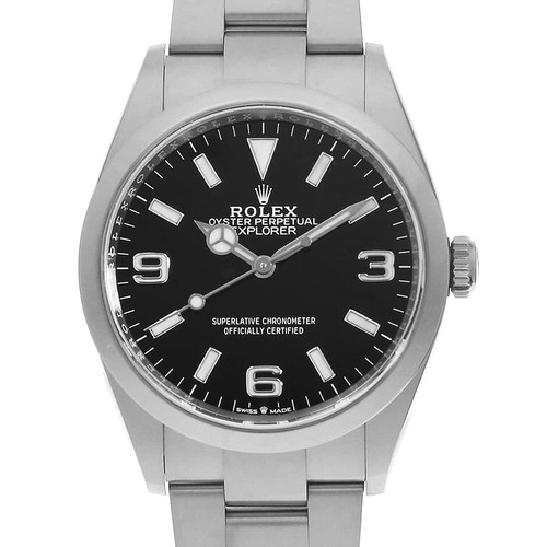 ROLEX Explorer 36 124270 black Random Number second hand mens