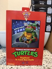 NECA TEENAGE MUTANT NINJA TURTLES PIZZA CLUB RAPHAEL IS COOL BUT RUDE FIGURE