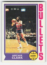 Archie Clark 1974-75 Topps #172 Washington Bullets Vg-Ex