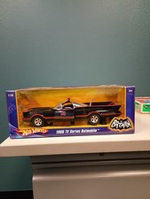 1966 TV Series Batman Batmobile 1:18 Hot Wheels By Mattel Excellent Condition!!!