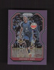 2021 Panini Prizm WNBA #80 Odyssey Sims Prizms Purple #/99
