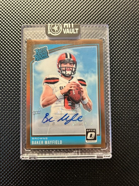 2018 Baker Mayfield Donruss Optic Rated Rookie Auto Bronze # 02/24