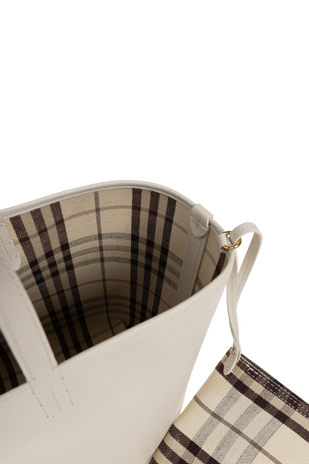 Burberry - Women - Reversible 'SHOPPER' bag - Cream thumbnail 6