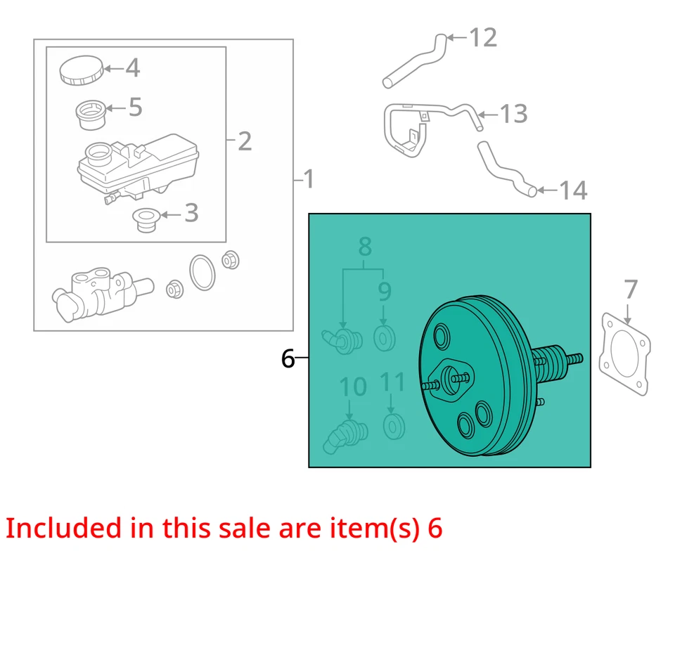 Amplificador de freno eléctrico Scion iM 2016 fabricante de equipos originales 95 k millas - LKQ427972677 Foto 4 de 4