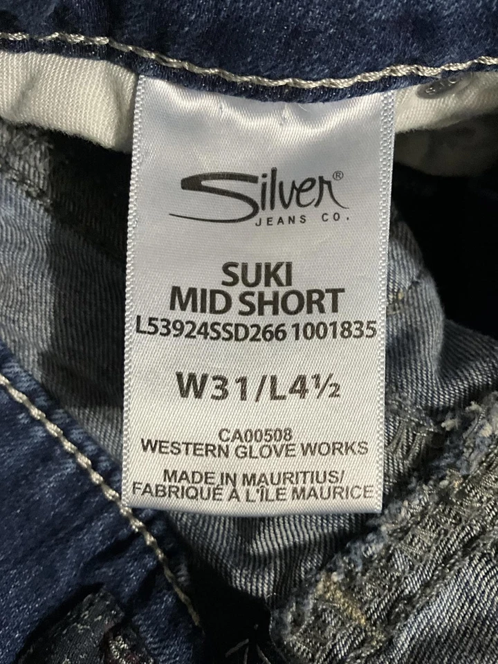 Pantalones cortos de mezclilla Silver Jeans Co. Suki Mid Short W31 L4.5 Foto 3 de 4